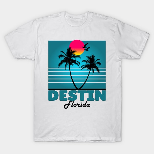 Destin Florida Souvenir T-Shirt T-Shirt by SunsetParadise